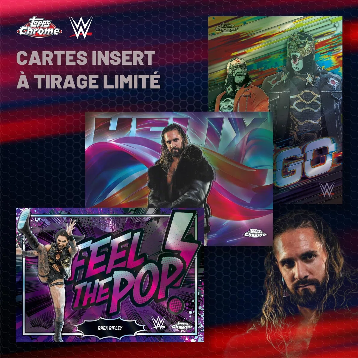 Topps Chrome WWE 2026 - Scellé en Usine - Mega Box