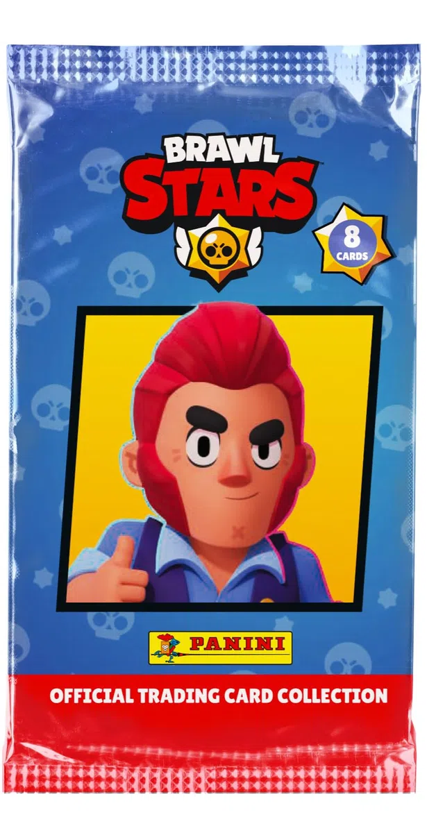Panini Brawl Stars Trading Cards Boite métal 8 Pochettes + 3 Cartes édition limitée