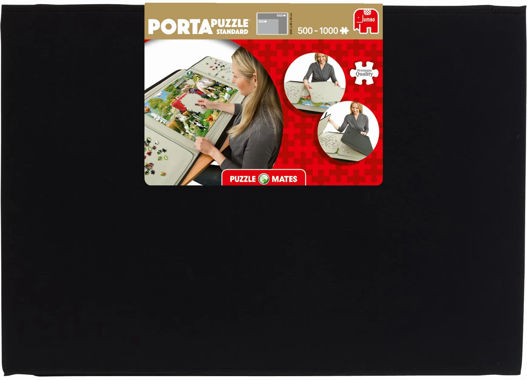 Jumbo Games Portapuzzle - Grand Tapis de Puzzle pouvant contenir jusqu'à 1000 pièces et Accessoires