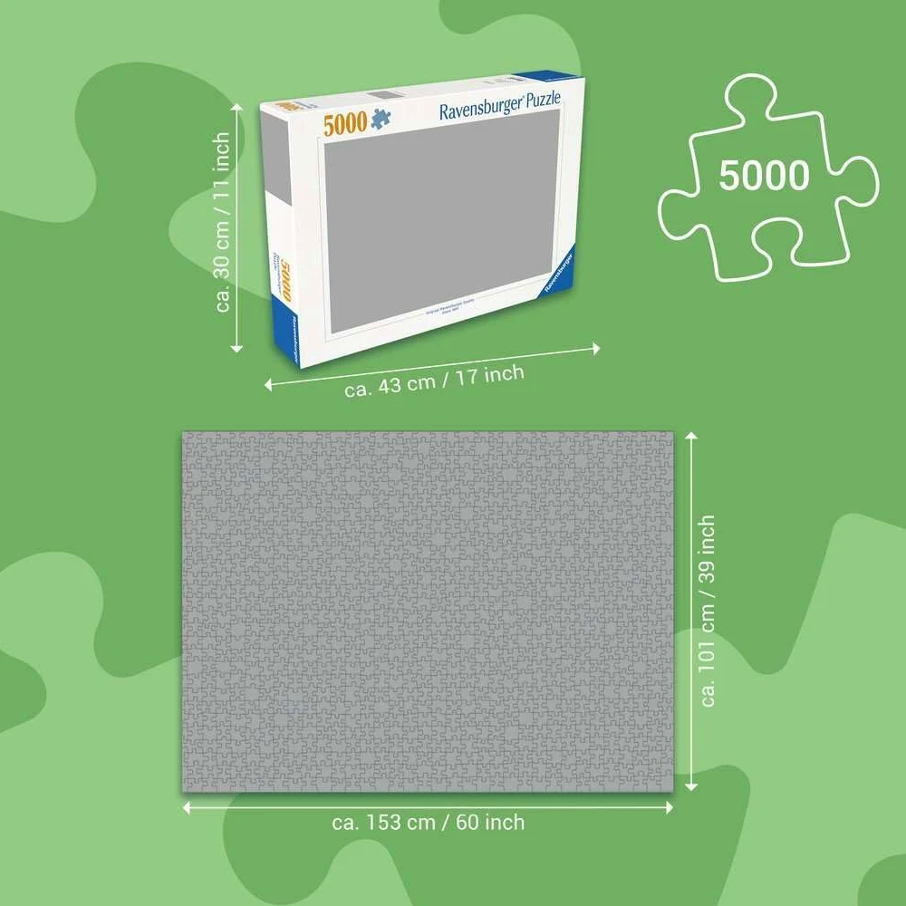 Ravensburger - Puzzle Adulte - Puzzle 5000 pièces - Carte Postale des Monuments - Adultes et Enfants à partir de 14 Ans - Puzzle de qualité supérieure - Villes et Monuments - 17118