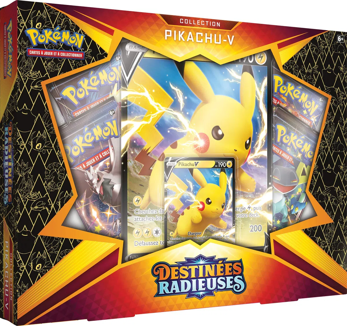 Pokémon Destinées radieuses EB04.5 - Coffret Collection Pikachu-V | Cartes à jouer et à collectionner | Modèle aléatoire