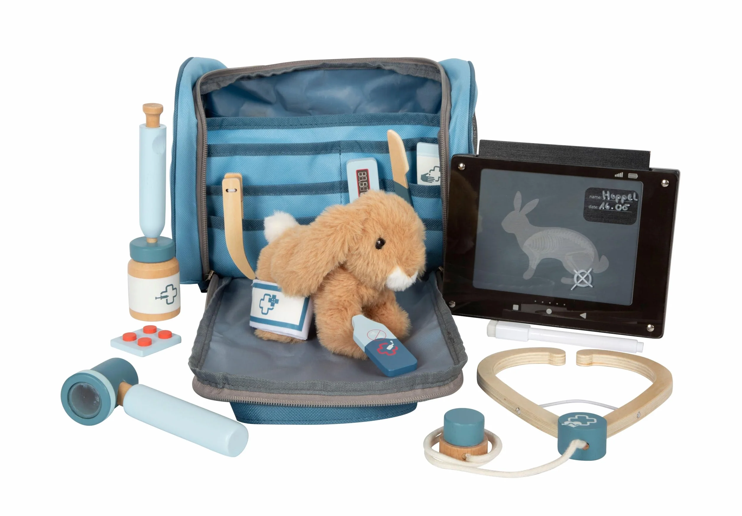 Small Foot Trousse de vétérinaire avec Lapin, avec Accessoires, Enfants à partir de 3 Ans, 12737