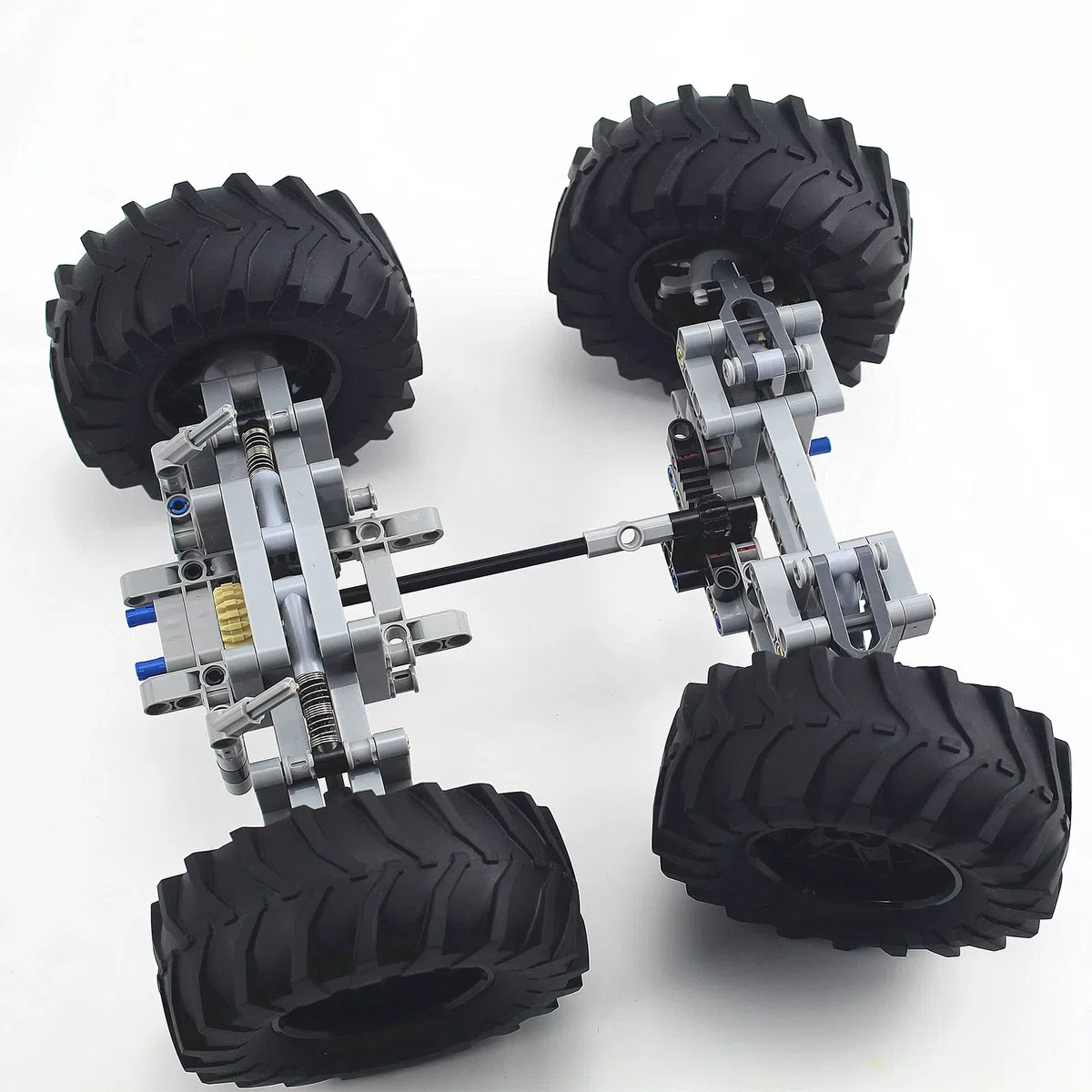 Technics Parts Système de suspension pour véhicules avec pneu 107 x 44 cm Ensemble de pièces techniques compatibles avec toutes les grandes marques, MOC Parts Jouet de construction Accessoires