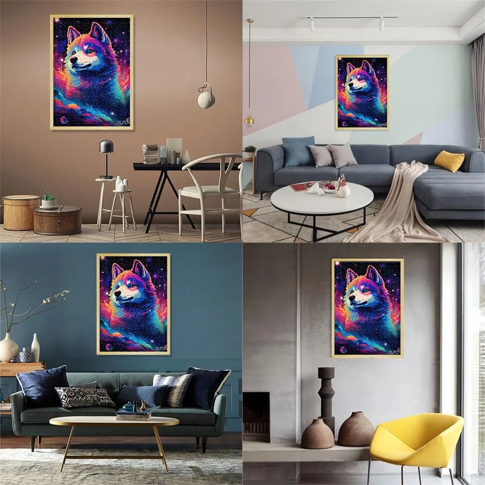 Puzzles Adultes 2000 pièces Bébé Husky Jeux éducatifs à Domicile Jouets DIY Cadeau d'anniversaire, Cadeaux, Décoration Murale 27,56 po x 39,37 po Adolescents de 14 Ans et Plus