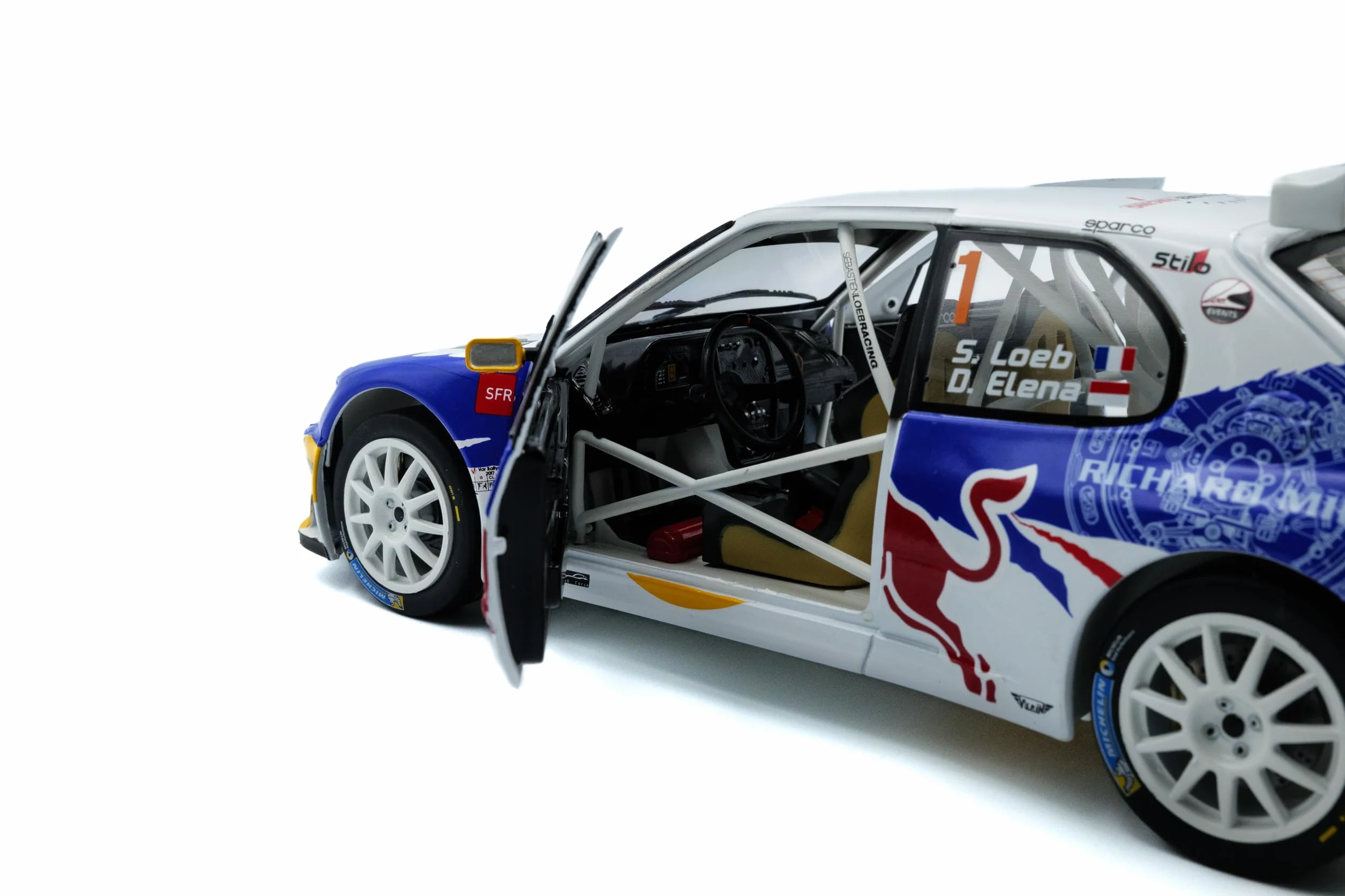 1:18 Peugeot 306 Maxi White #1 Rally du VAR 2017