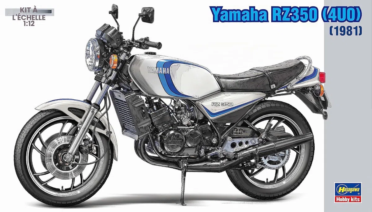 Hasegawa BK15 1/12 Yamaha RZ350 1981 Kit de modélisme, multicolore