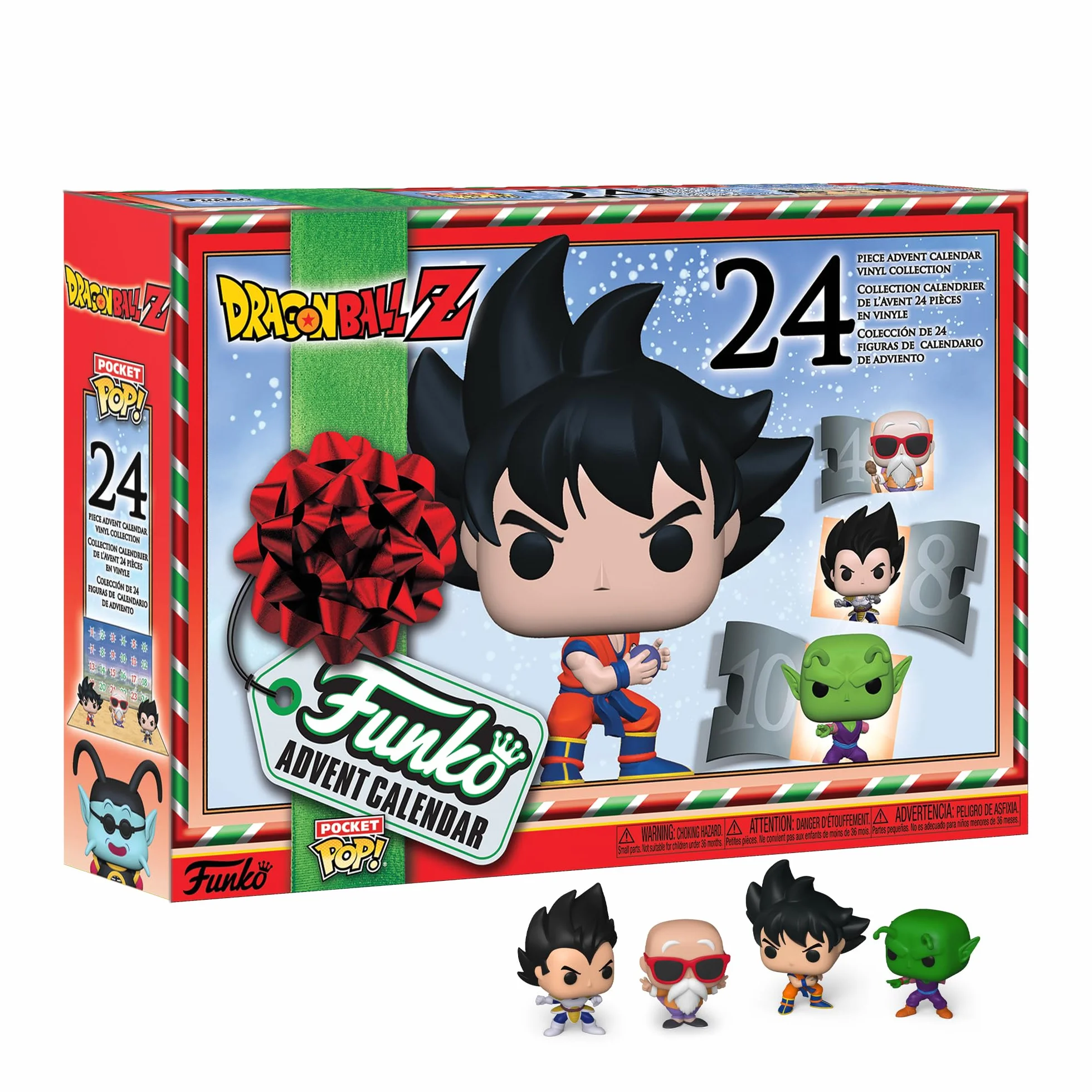 Funko Advent Calendar: Dragon Ball Z - Goku - Calendrier de L'avent - 24 Jours de Surprise - Mini-Figurine en Vinyle à Collectionners - Boîte Mystère - Idée de Cadeau - Vacances de Noël
