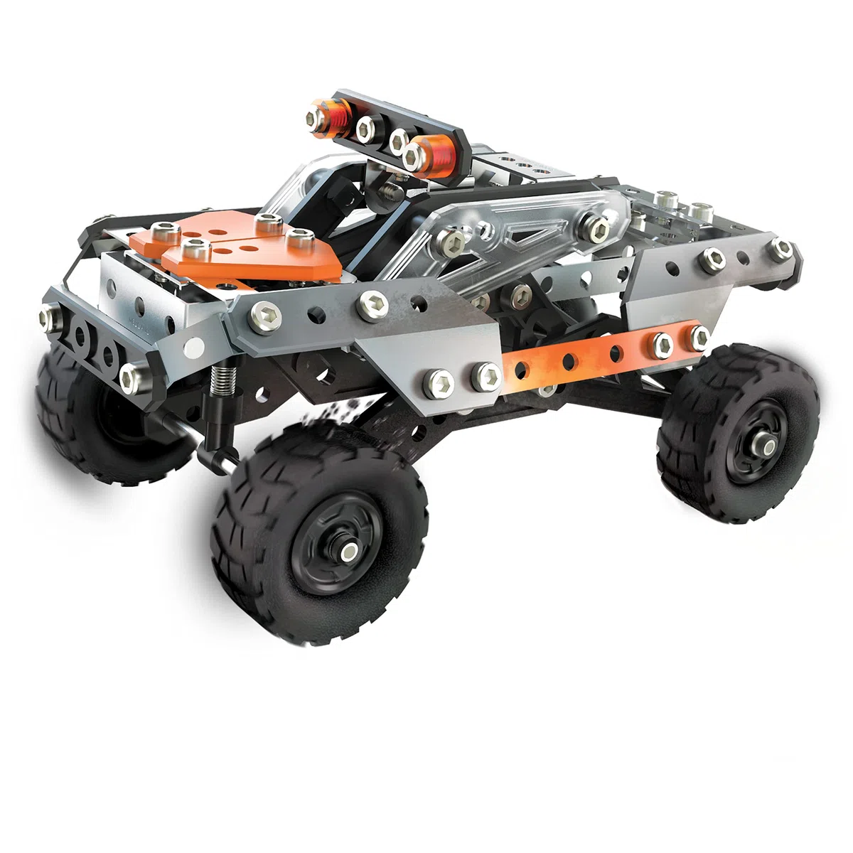 MECCANO - 4X4 SUV DE Course 10 MODÈLES - 10 Modèles Différents de Véhicules A Construire avec Direction et Suspensions - 225 Pièces Et 2 Outils - Jeu de Construction - Jouet Enfant 8 Ans et +