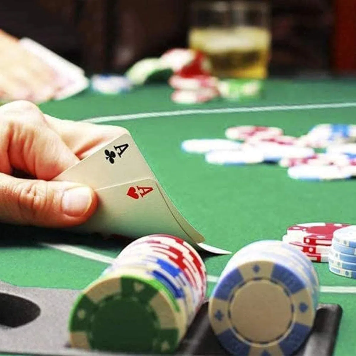 Tapis de poker professionnel Table de poker portab Tapis de poker Texas Hold'em en daim et caoutchouc, nappe de table, impression numérique, jeu de société de poker, jeton de poker, sous-main