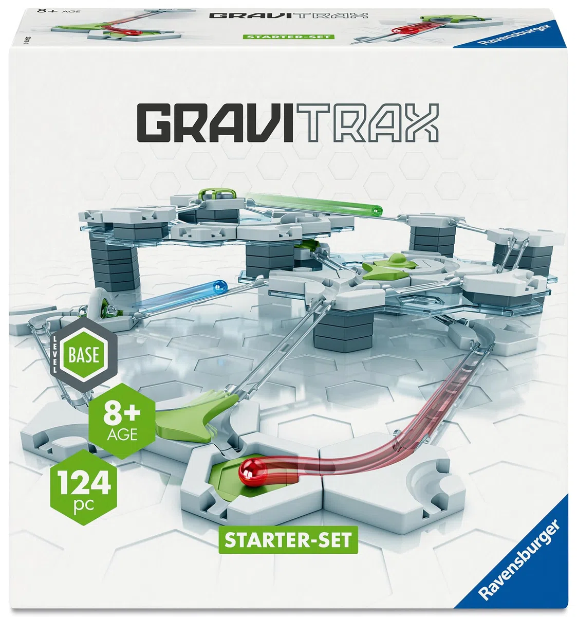 Ravensburger GraviTrax Starter Set – Circuit à Billes pour Enfant 122 pièces – Piste à Billes de Construction – Marble Run éducatif STEM – Jeu Scientifique dès 8 Ans – Version française