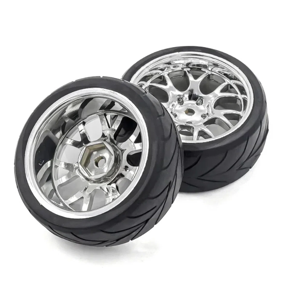 Composants ModèLe Rc pour Redcat pour Hpi pour Tamiya pour Hsp 144001 94123 94122 CS 1/10 Rc Dépasser Voiture Tourisme 4 Pièces 66mm sur Pneus Route Jantes 12mm Moyeu Hexagonal