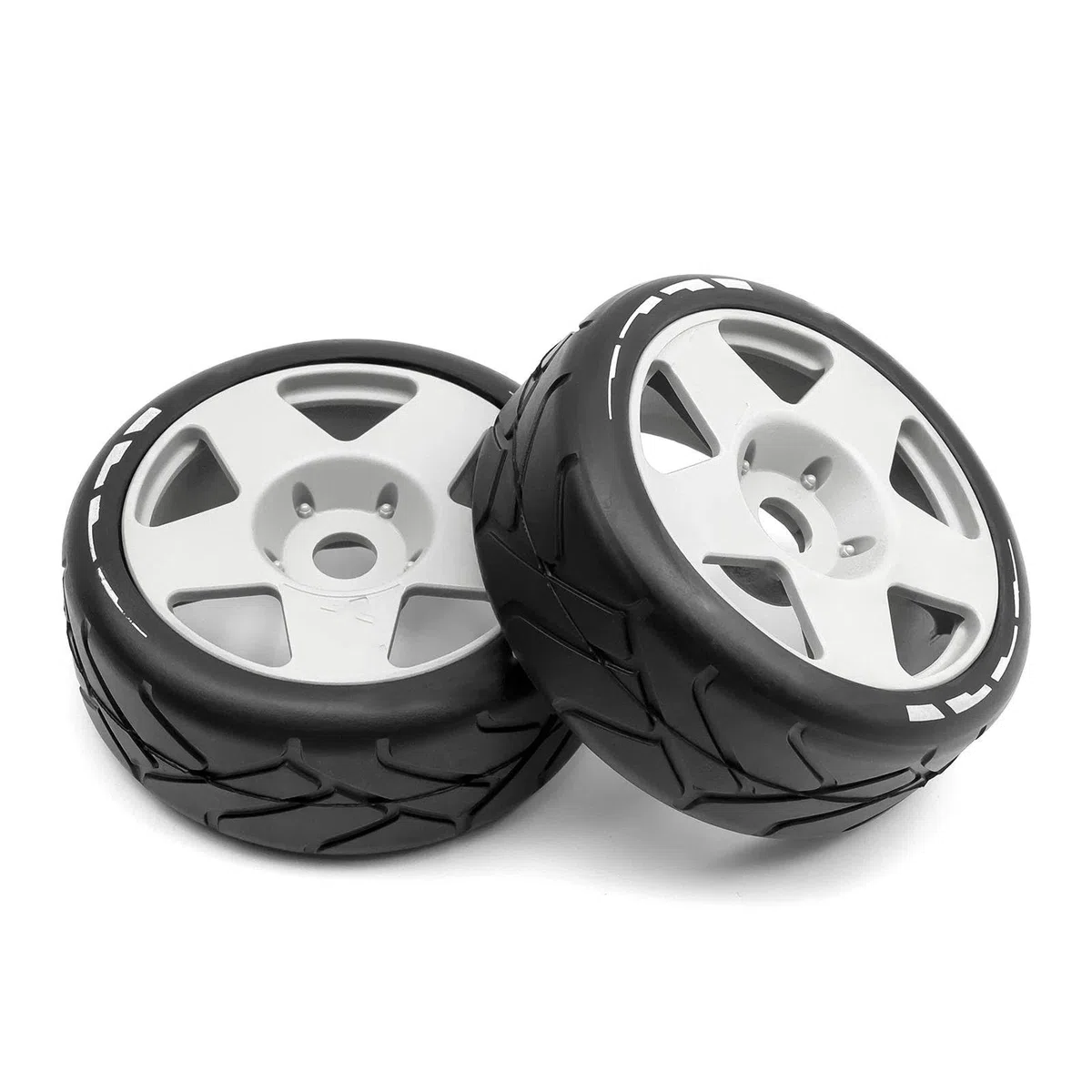 RC Pneus Jante Compatible avec GT pour ARRMA pour TRAXXAS pour LOSI 1/8 Pneus De Dérive De Voiture Télécommandée pour Pneus De Voiture De Course 4 Pièces