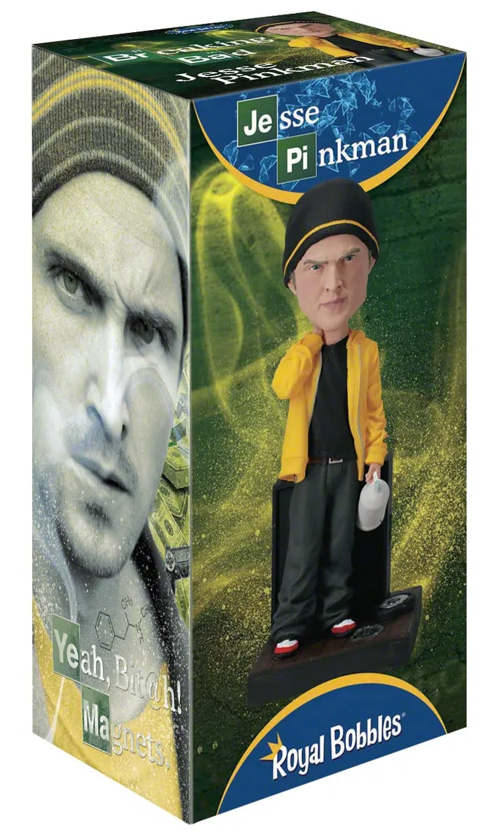 Royal Bobbles Breaking Bad Jesse Pinkman Bobblehead, Figurine réaliste en polyrésine de qualité supérieure, numéro de série Unique, détails Exquis