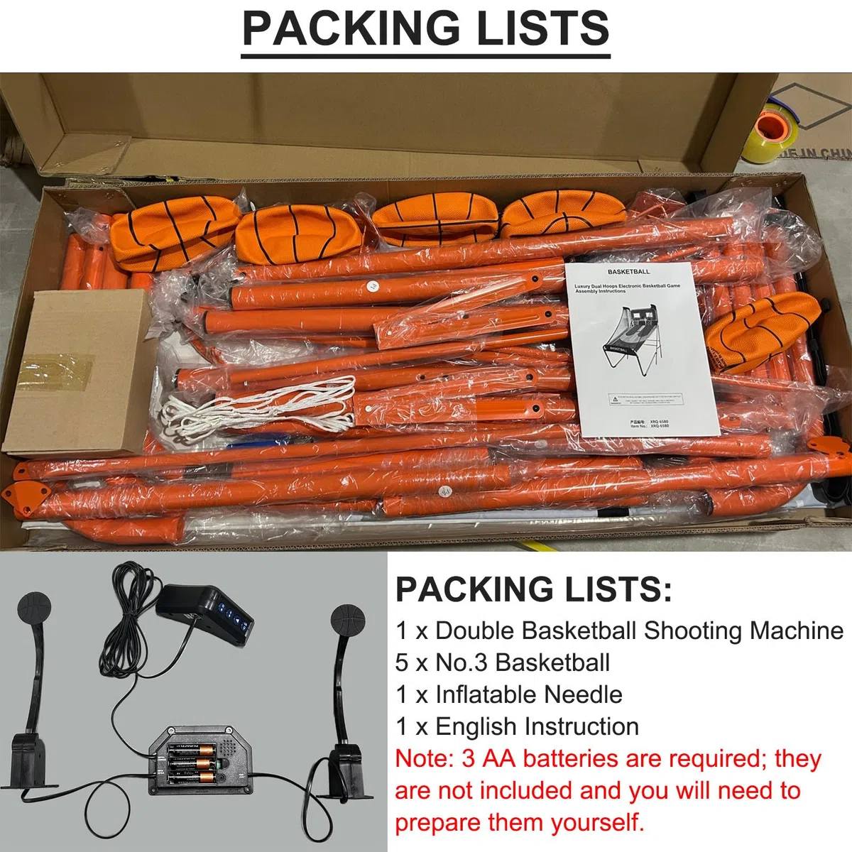 Jeu D'arcade de Basketball à Double Panier D'intérieur, Machine de Basketball électronique Pliable avec Système de Points et de Tir pour Les Amateurs de Sport et Les Familles