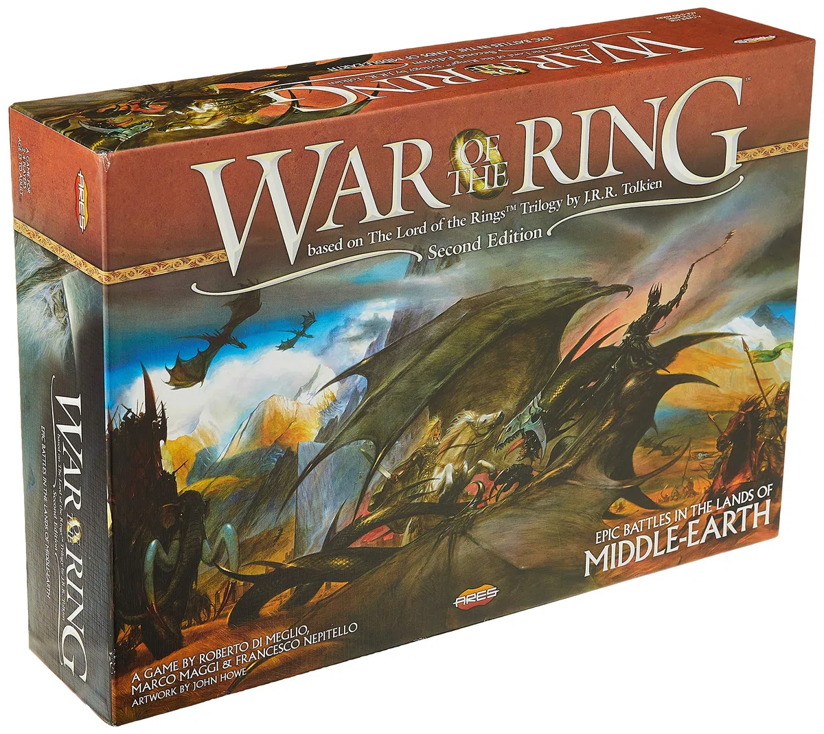 Ares Games War of the Ring 2e édition Jeu de société de figurines à partir de 14 ans 2 à 4 joueurs 120 minutes de temps de jeu ou plus