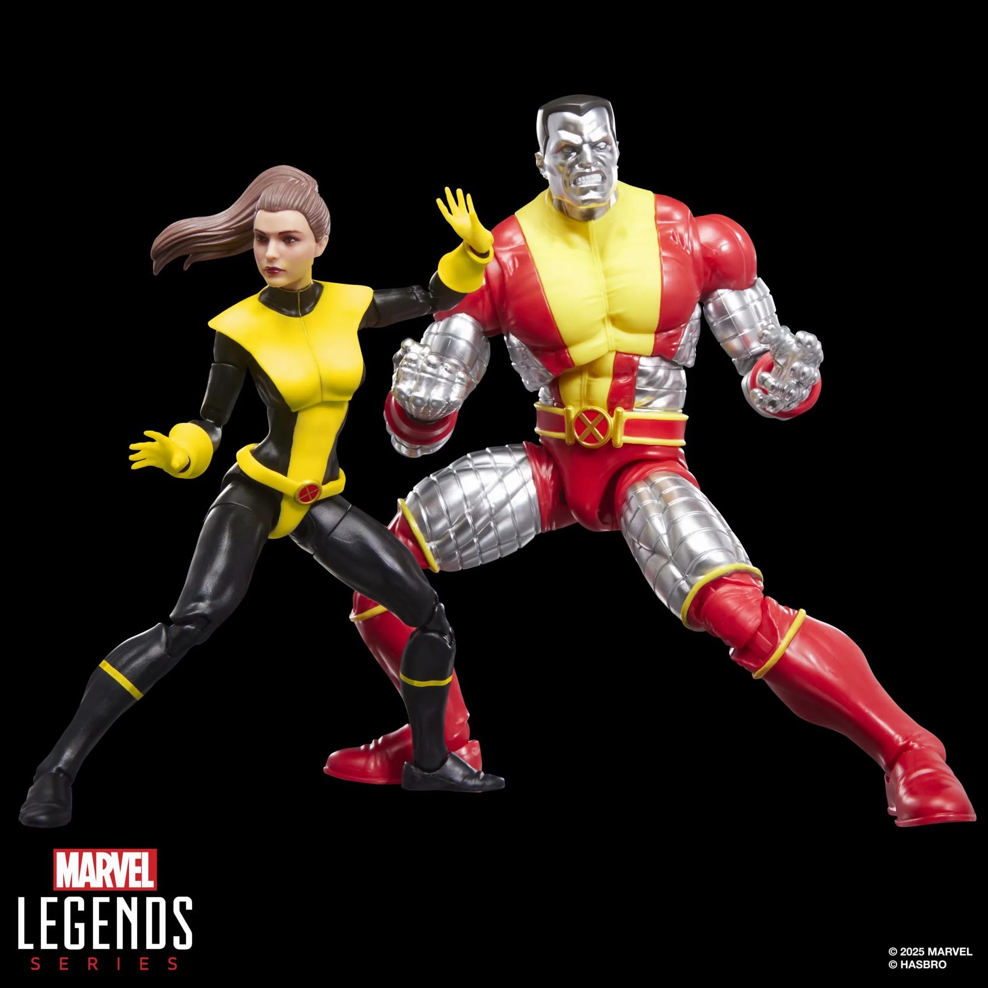Marvel Legends Series X-Men Kitty Pryde et Marvel’s Colossus, 2 Figurines de Collection à l'échelle 15 cm des Bandes dessinées Astonishing X-Men