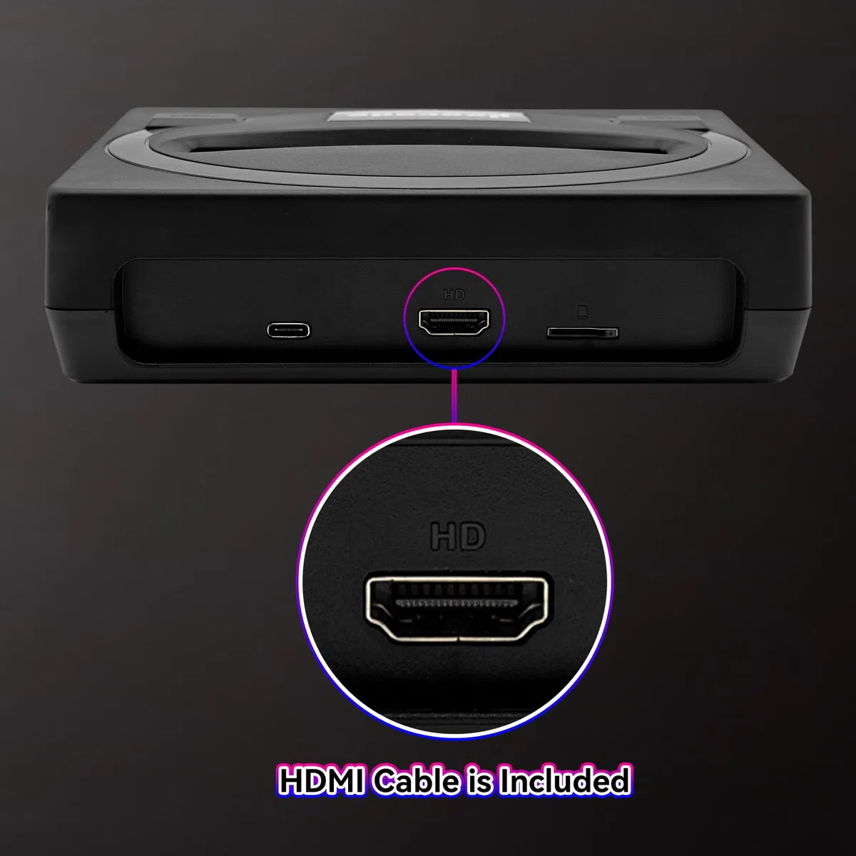 Console de Jeux pour Mega Drive, MD Retro Game Console, avec 12 Cartouches Mega Drive et manettes, 18 Jeux NES préinstallés