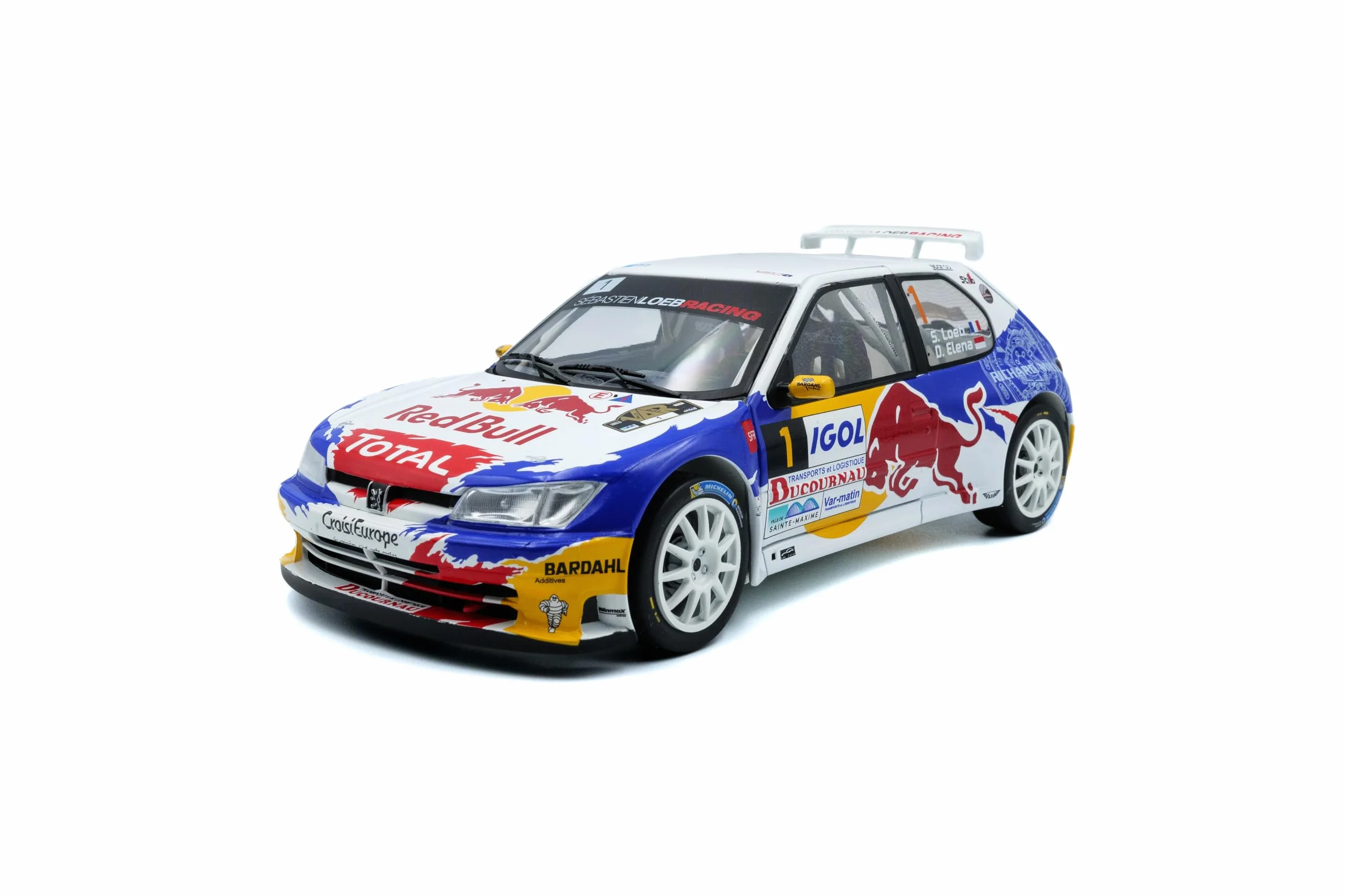 1:18 Peugeot 306 Maxi White #1 Rally du VAR 2017
