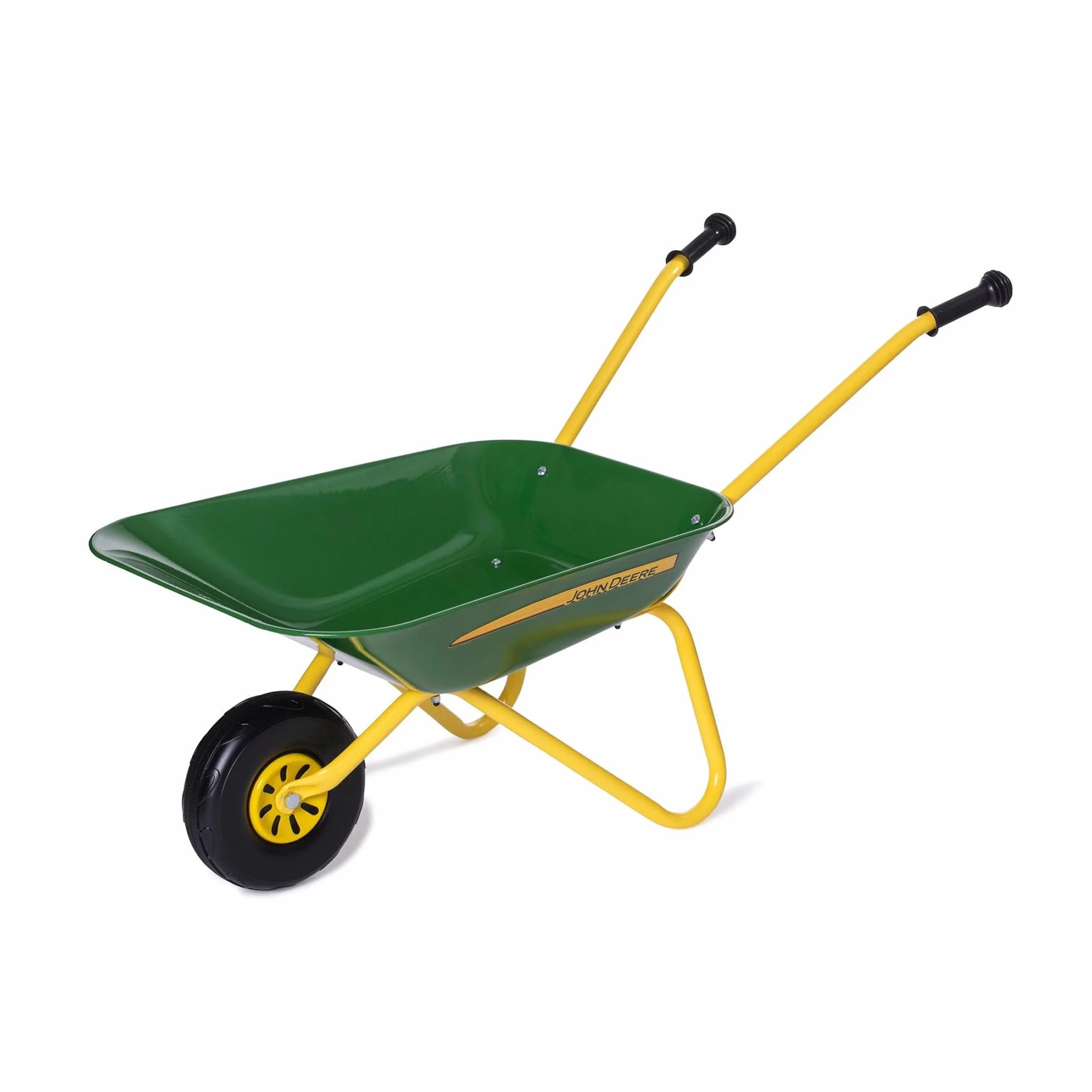 Rolly Toys John Deere 271986 Brouette pour Enfant (brouette, Bol en métal, poignées en Plastique, Enfants à partir de 2,5 Ans) Vert