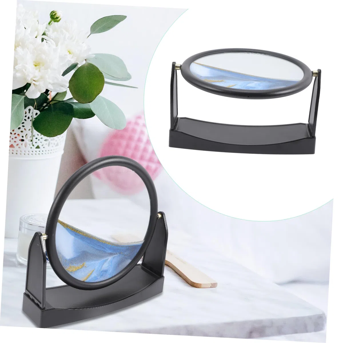 TOYANDONA Tableau Art du Sable Mouvant pour Décoration de Bureau Peinture de Sable Fluide avec Couleurs Intérieures Fraîches