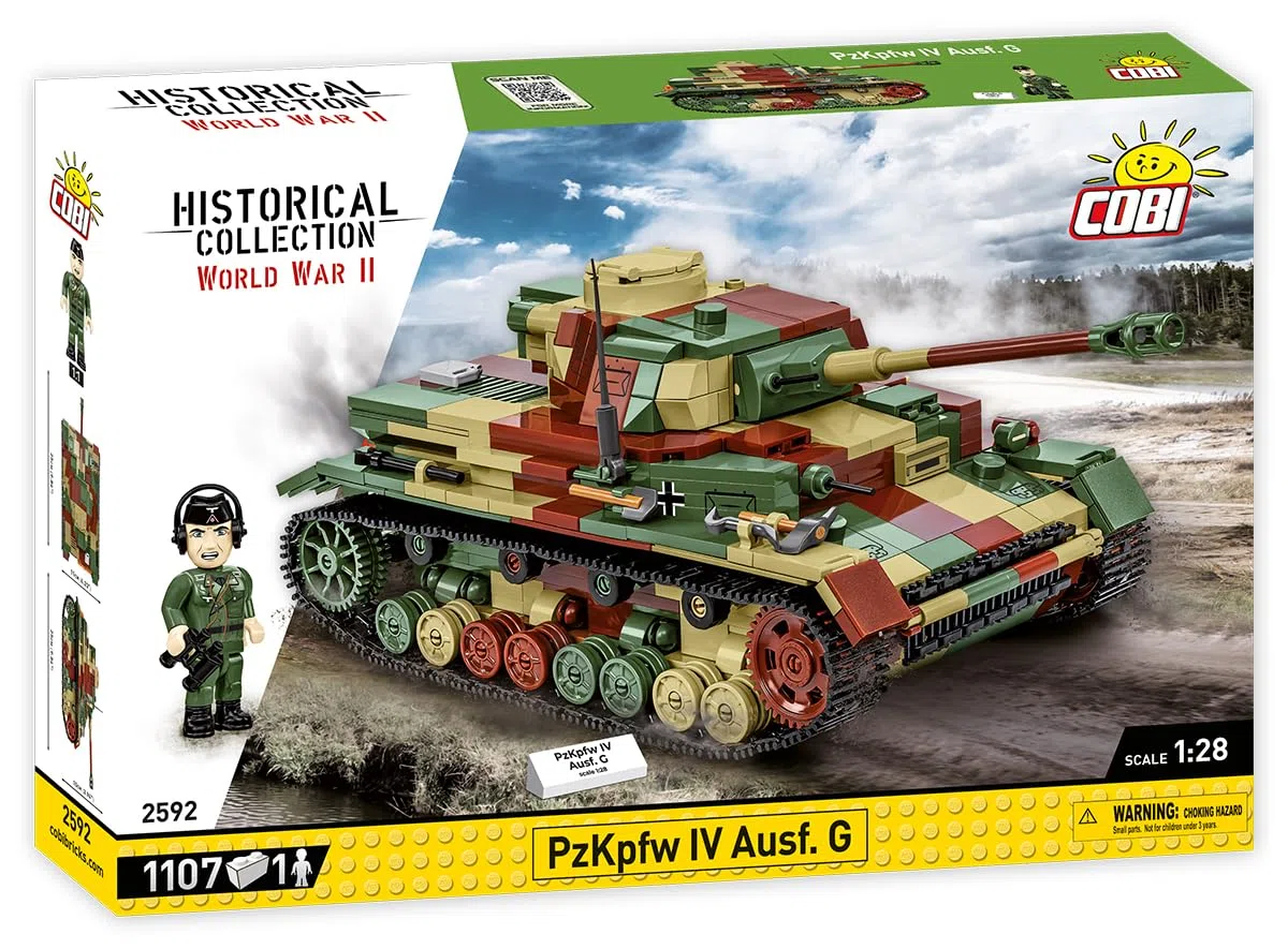 COBI Historical Collection World War II 2592 PZKPW IV Ausf.G 2592