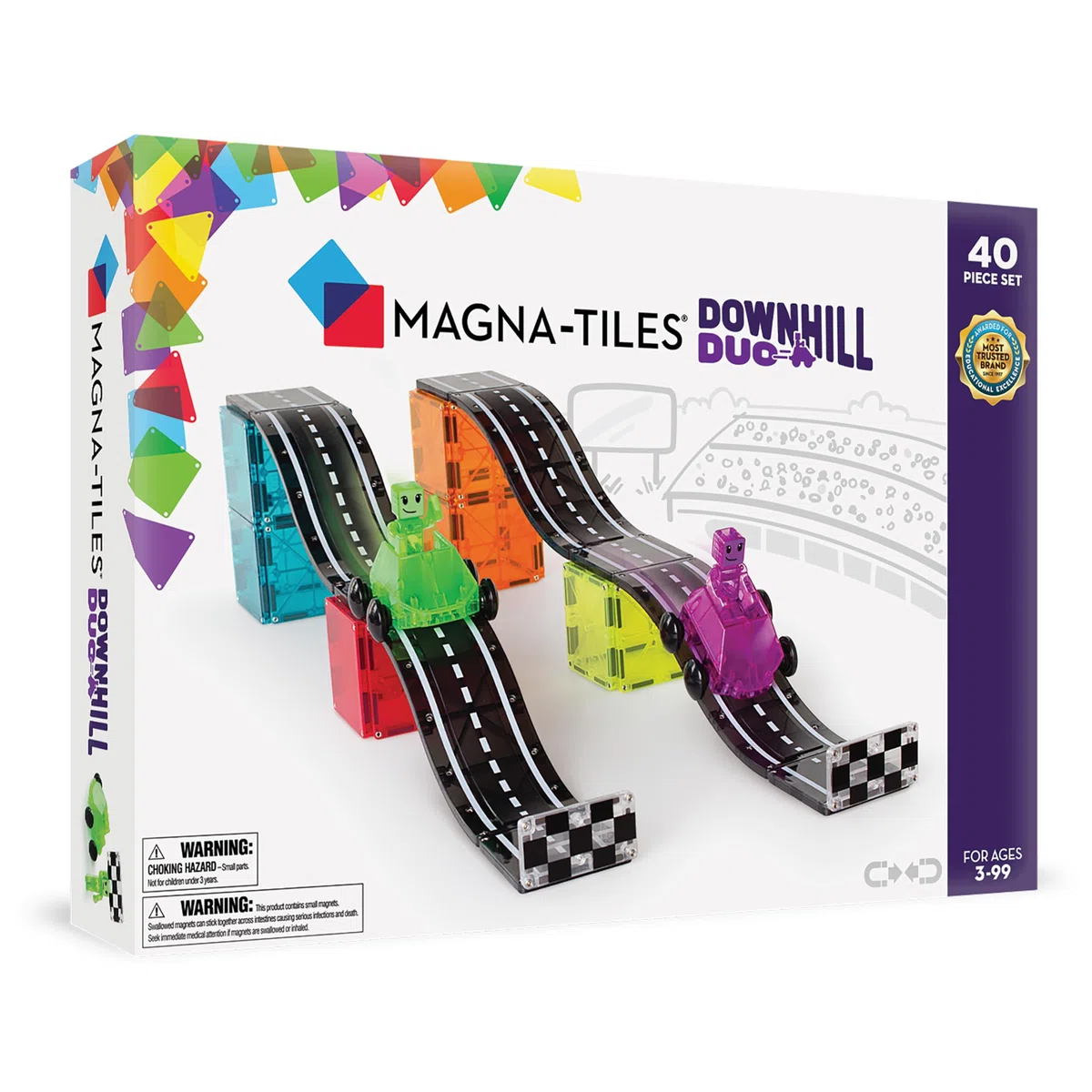 Magna-Tiles Downhill Duo 40-Piece Set