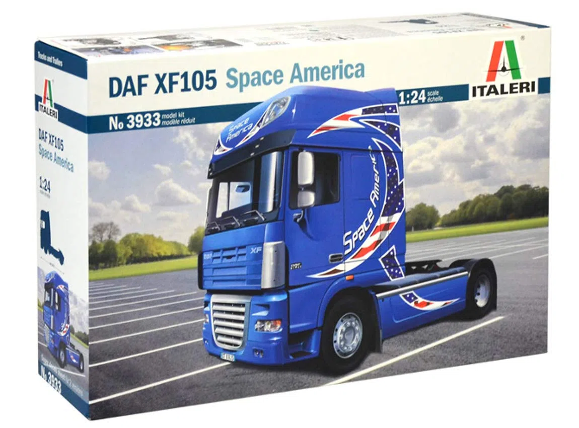 ITALERI- DAF Trucks XF-105 Space America, I3933, Non renseigné