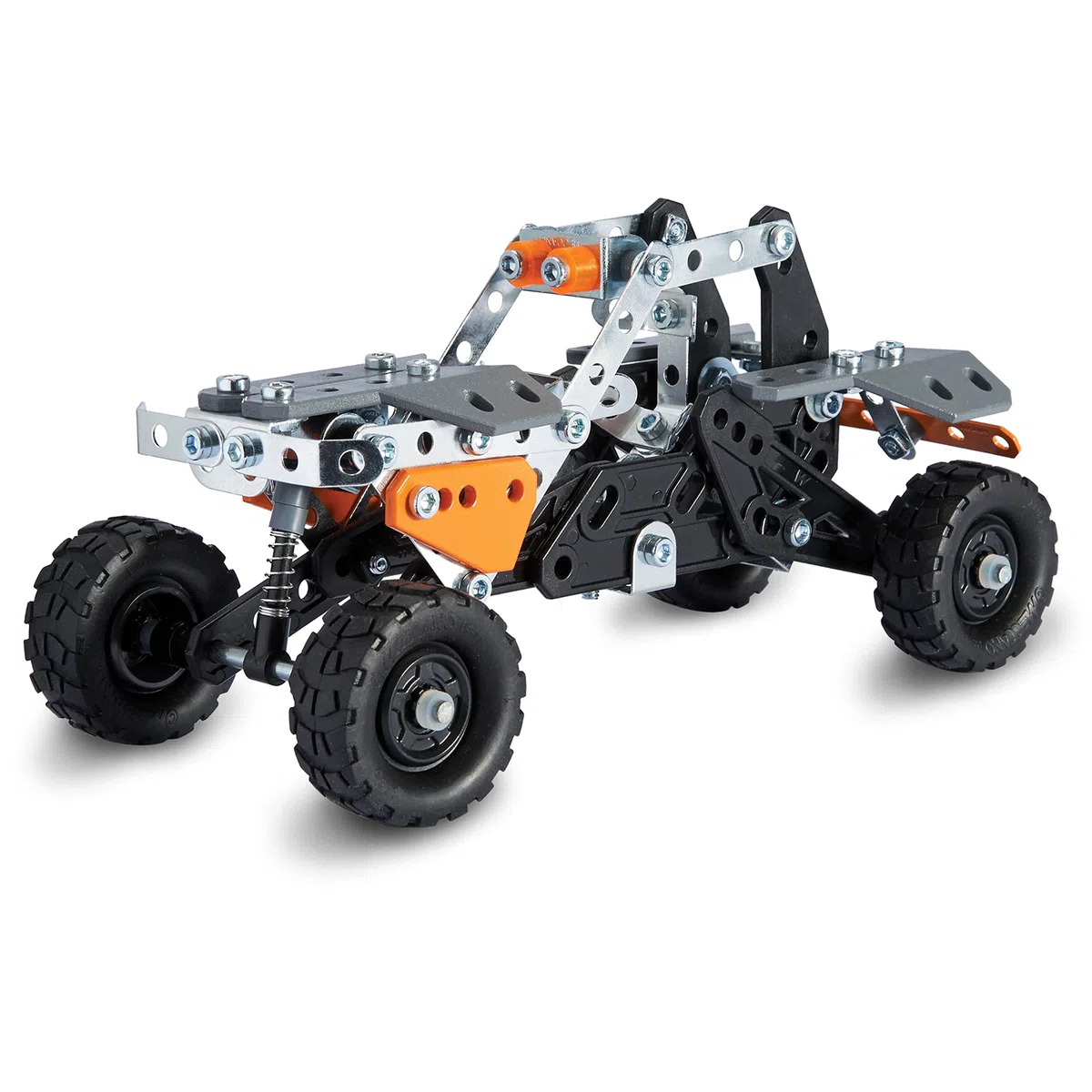 MECCANO - 4X4 SUV DE Course 10 MODÈLES - 10 Modèles Différents de Véhicules A Construire avec Direction et Suspensions - 225 Pièces Et 2 Outils - Jeu de Construction - Jouet Enfant 8 Ans et +