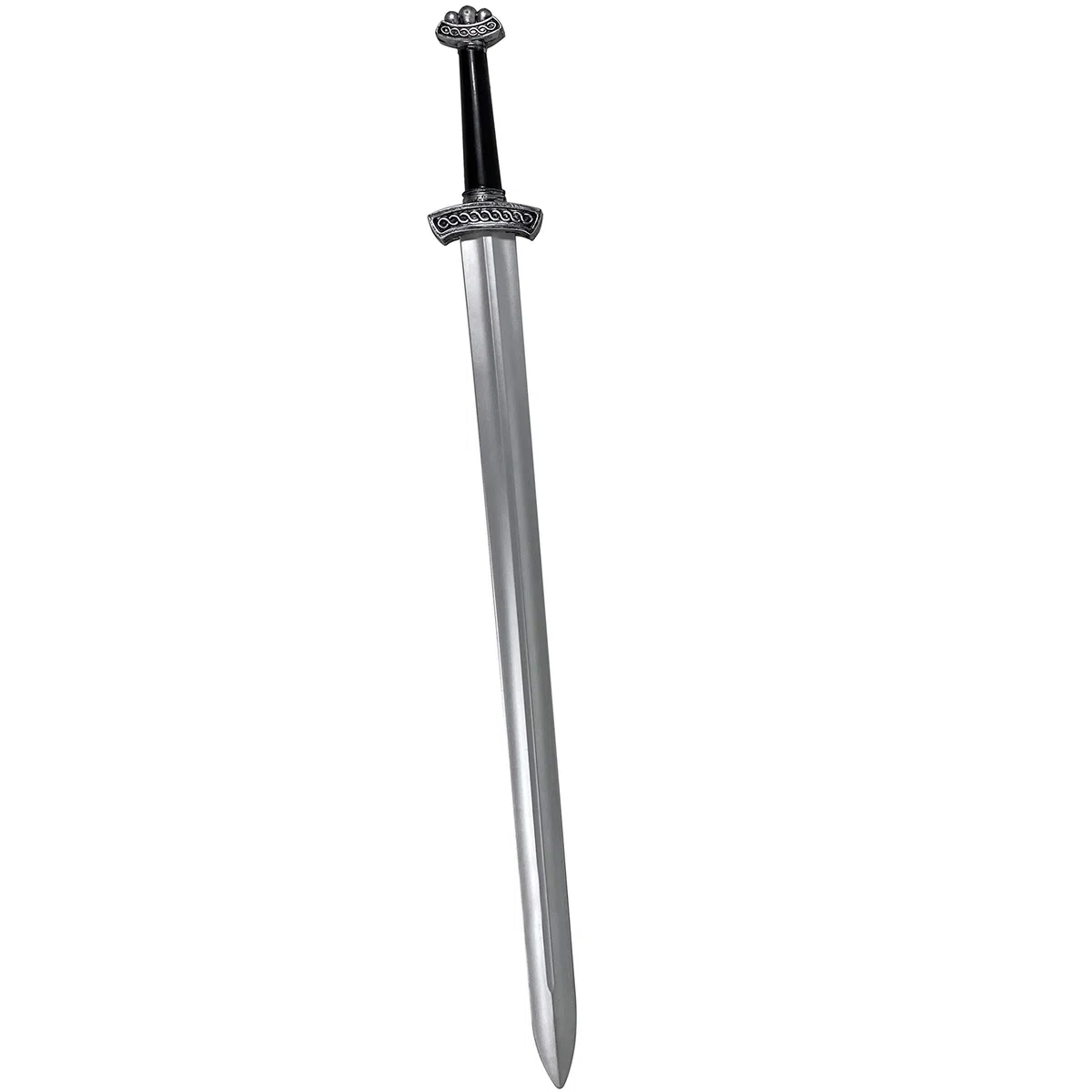 LOOYAR Vikings - Épée médiévale en mousse de polyuréthane - Pour berserker - Chevalier - Guerrier - Jeu de bataille - Halloween - Cosplay - 104,1 cm - Fer noir