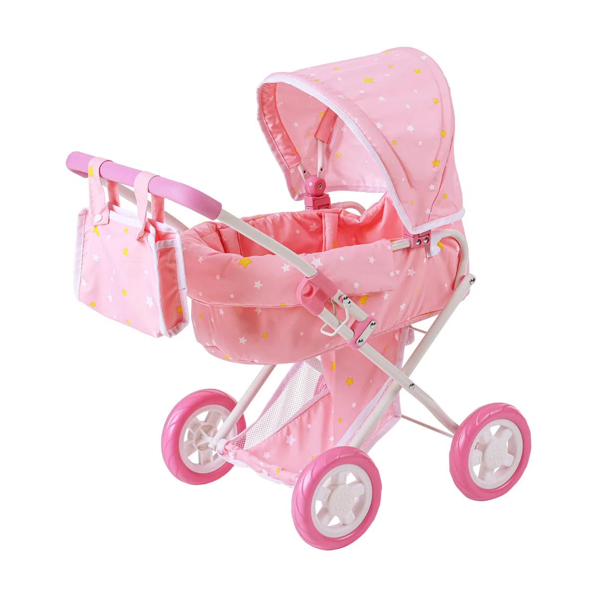 Olivia's Little World 'Twinkle Stars' Délux Poupée Poussette Rose OL-00011