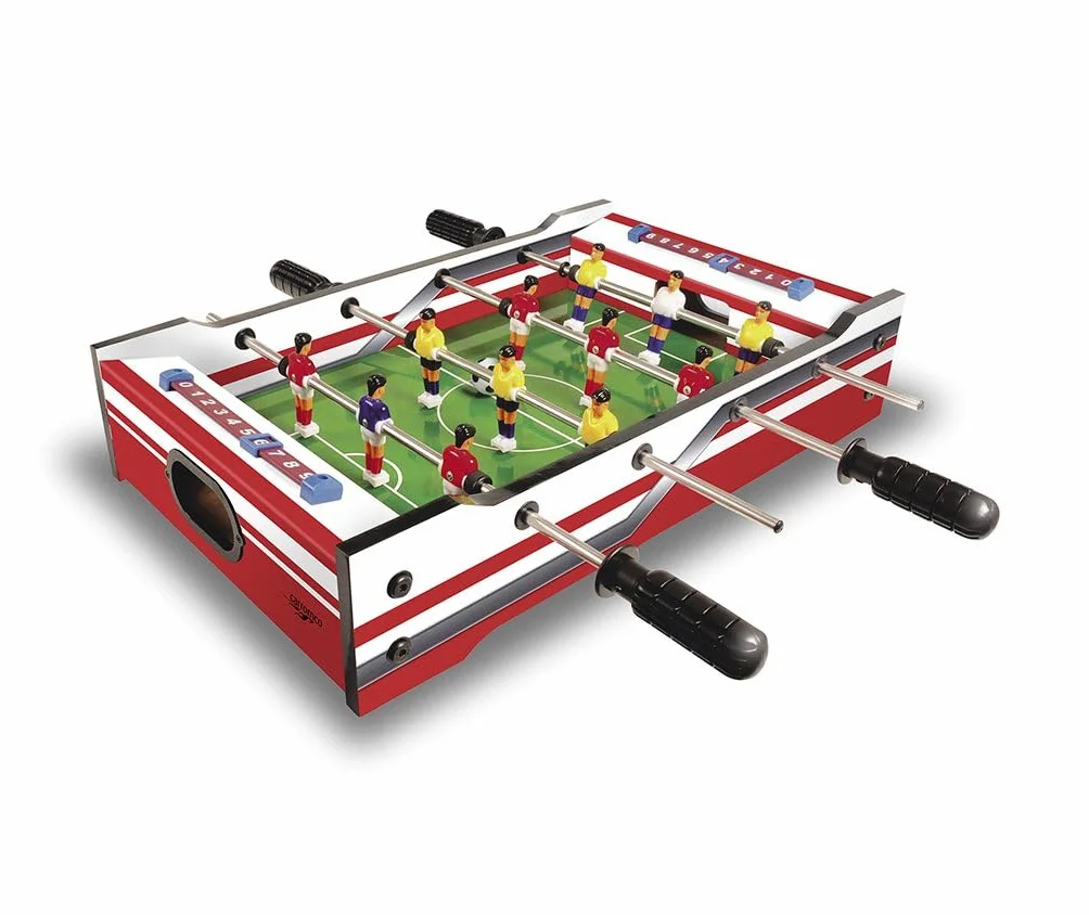 Carromco Flip-XM Table de Jeux Multifonction 2 en 1, Baby-Foot et Hockey sur Table, pivotante, Accessoires Inclus
