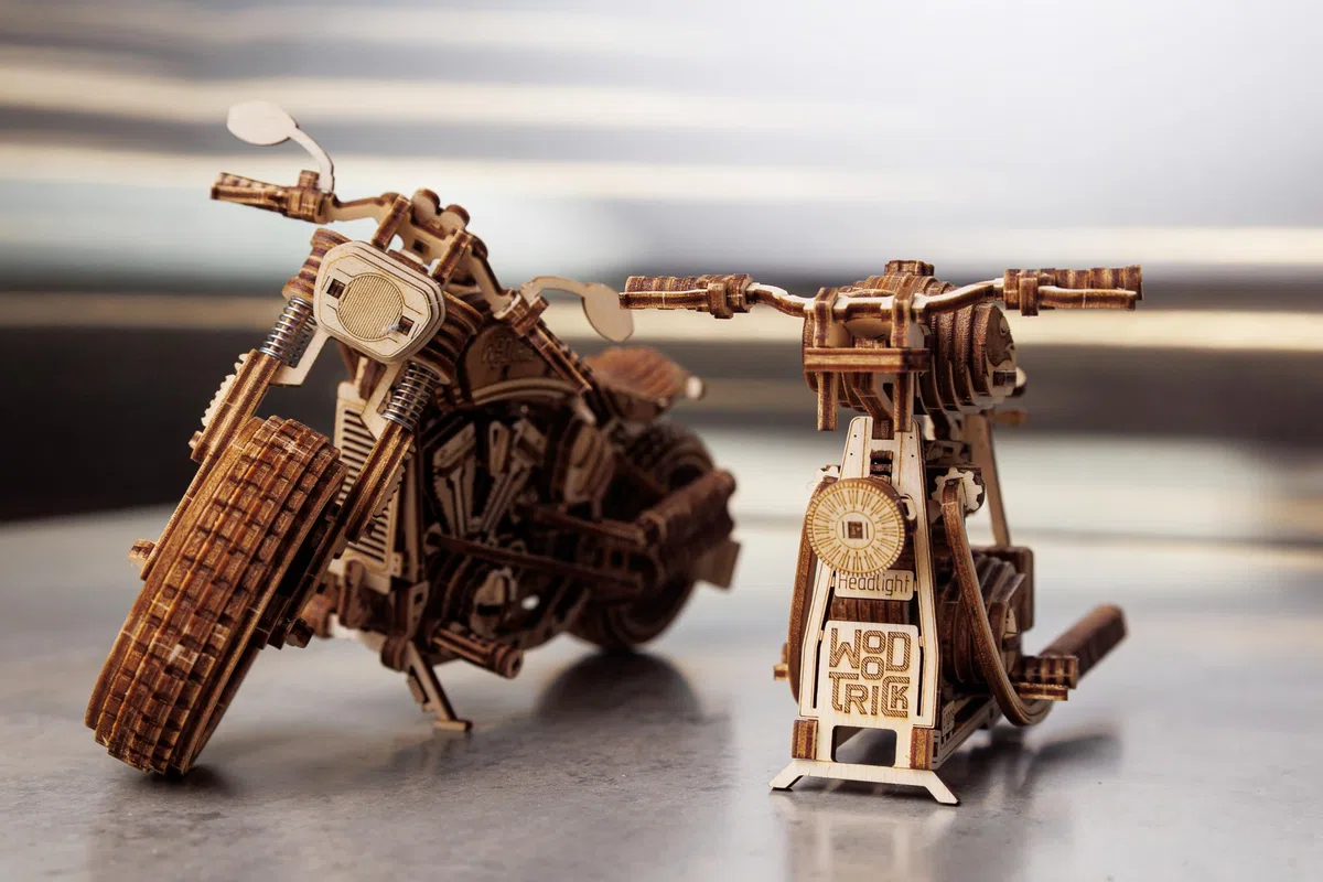 Wood Trick Iron Pony Puzzle en bois 3D personnalisable pour adultes - Système d'assemblage modulaire - Modèles de bricolage d'ingénierie pour adultes à construire