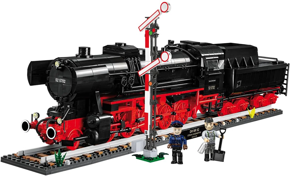 DR BR 52Steam Locomotive & Railway Semaphore Scale 1:35, Schwarz