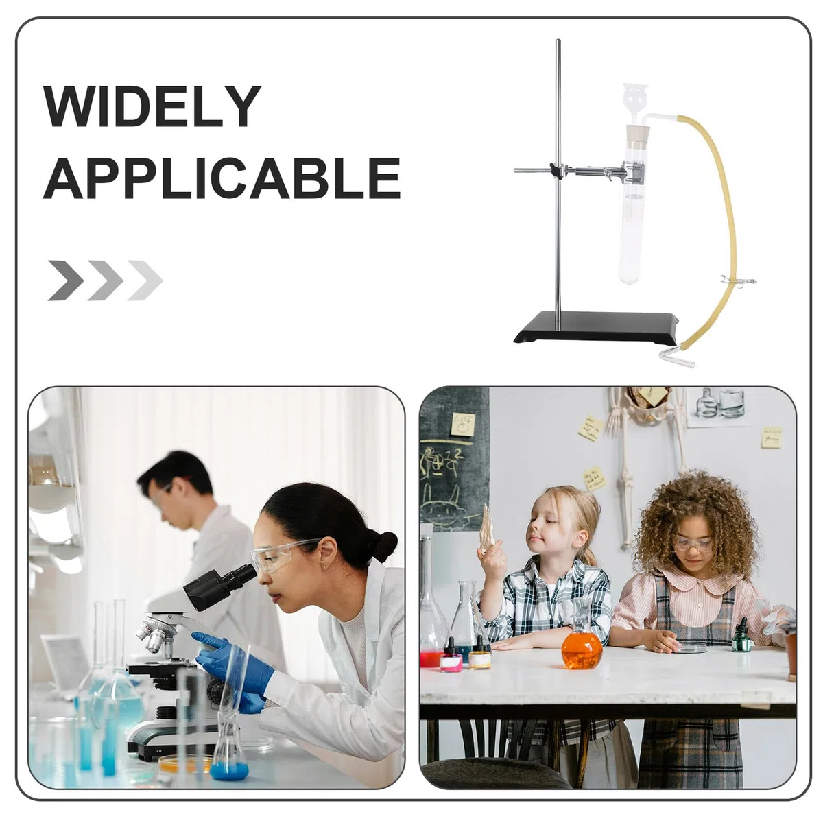 ULTECHNOVO Kit de Laboratoire Appareil de Production d'Hydrogène et Dioxyde de Carbone Portable Compact en Matériaux Stables pour Enseignement Scientifique et Démonstrations Pédagogiques