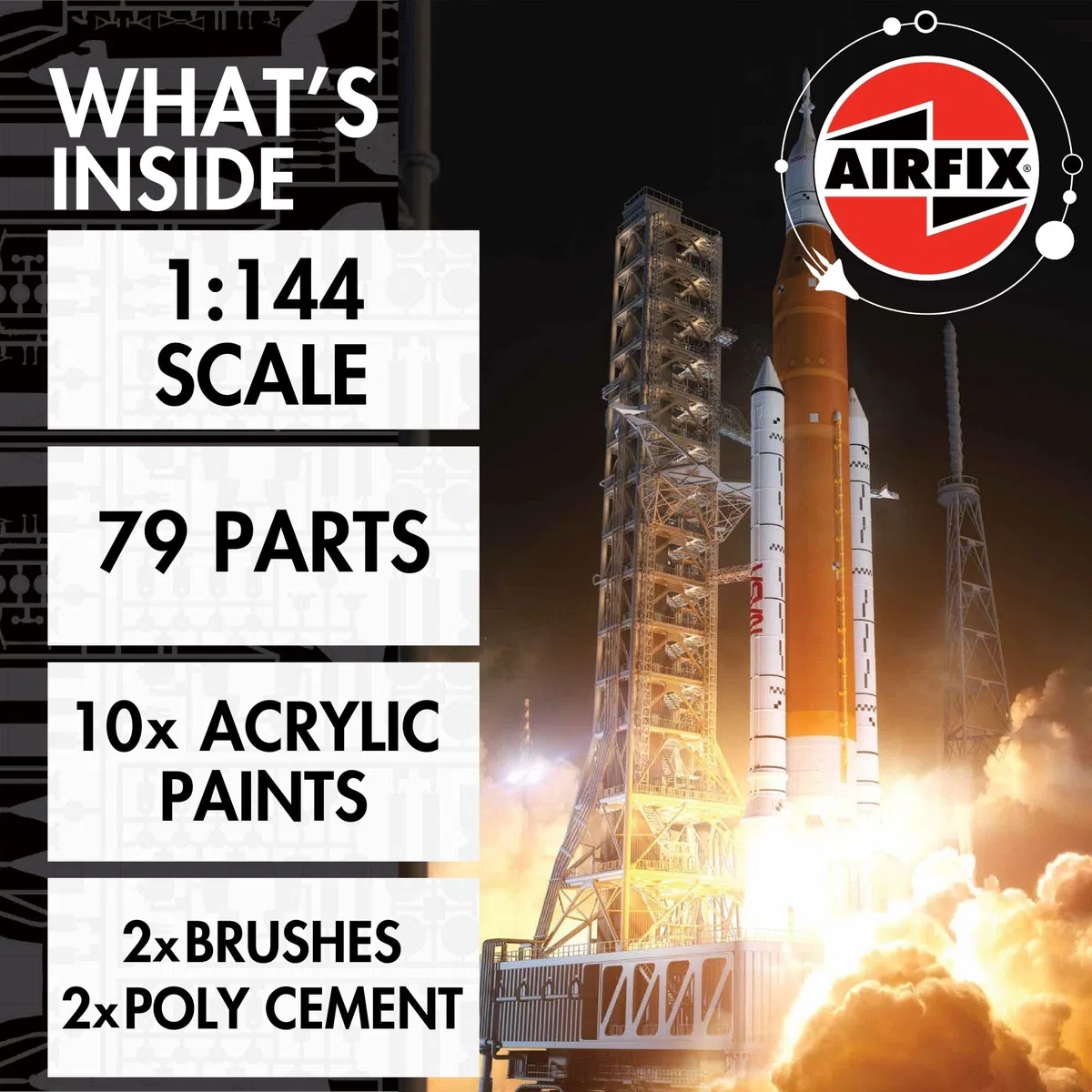 Airfix Coffret Cadeau A50202 SLS Artemis - Maquettes en Plastique, Kits de Construction de vaisseaux spatiaux pour Adultes et Enfants de 8 Ans et Plus