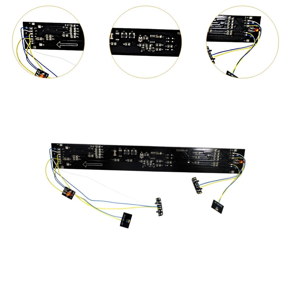 Baoblaze Circuit Imprimé Professionnel pour Trains Ho à L'échelle Ho 1/87 avec Effets Lumineux et Sonores