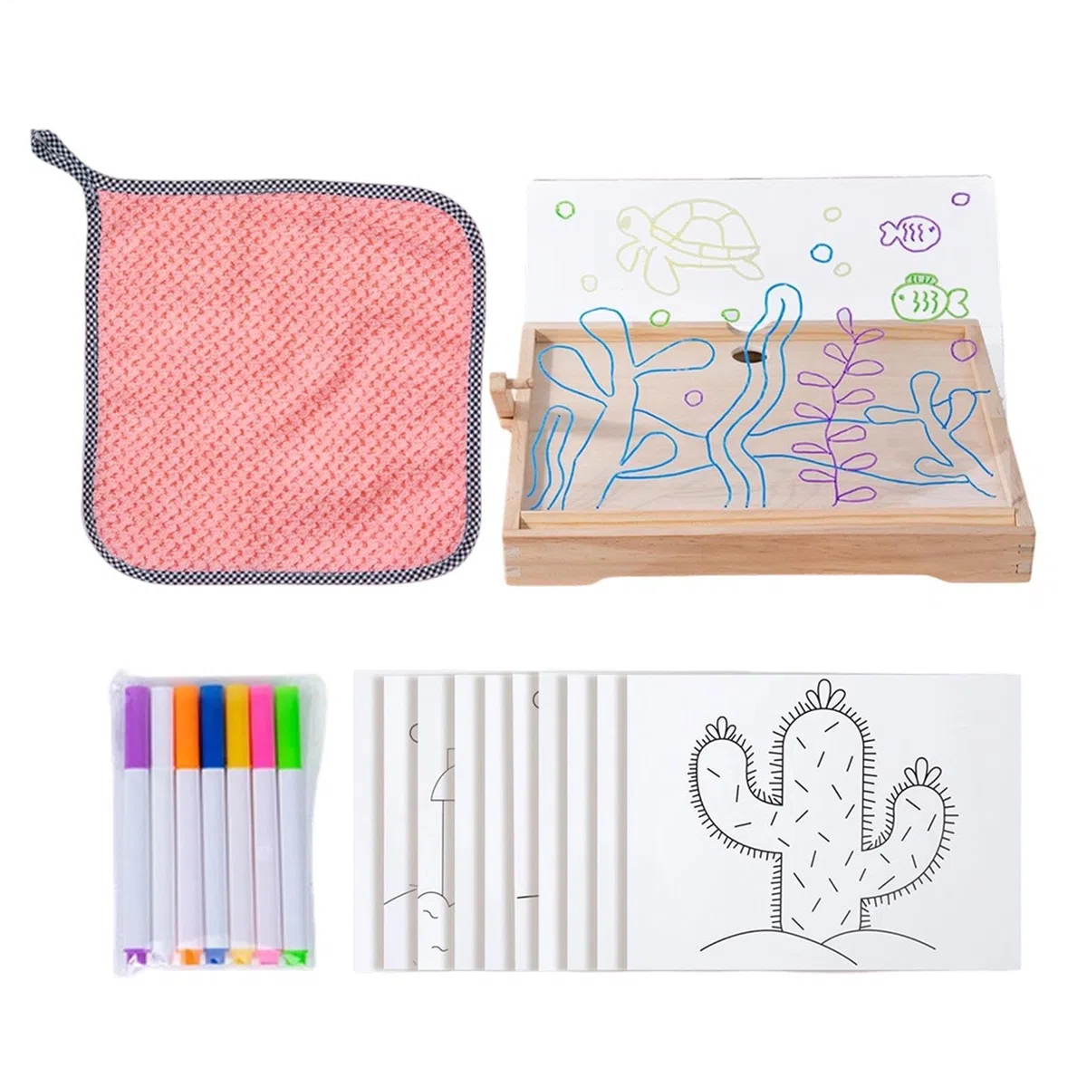 Tableau à Dessin Lumineux pour tablette de dessin et écriture rechargeable