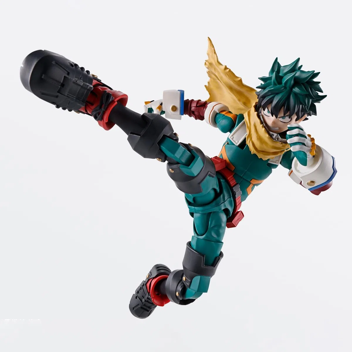 Zhongkaihua Midoriya Izuku Figurine d'action avec plaques de visage interchangeables, figurine MHA Izuku 15 cm en PVC, statue mobile articulée et collectionnable en PVC