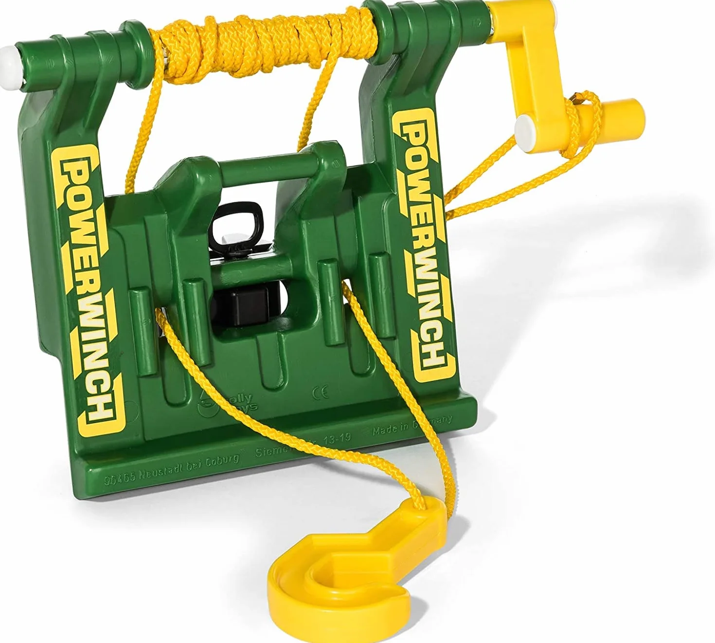 Rolly Toys RollyPowerwinch Treuil à câble John Deere (pour véhicules RollyToys, montage à l'avant ou à l'arrière, pour les enfants à partir de 3 ans, vert) 408986