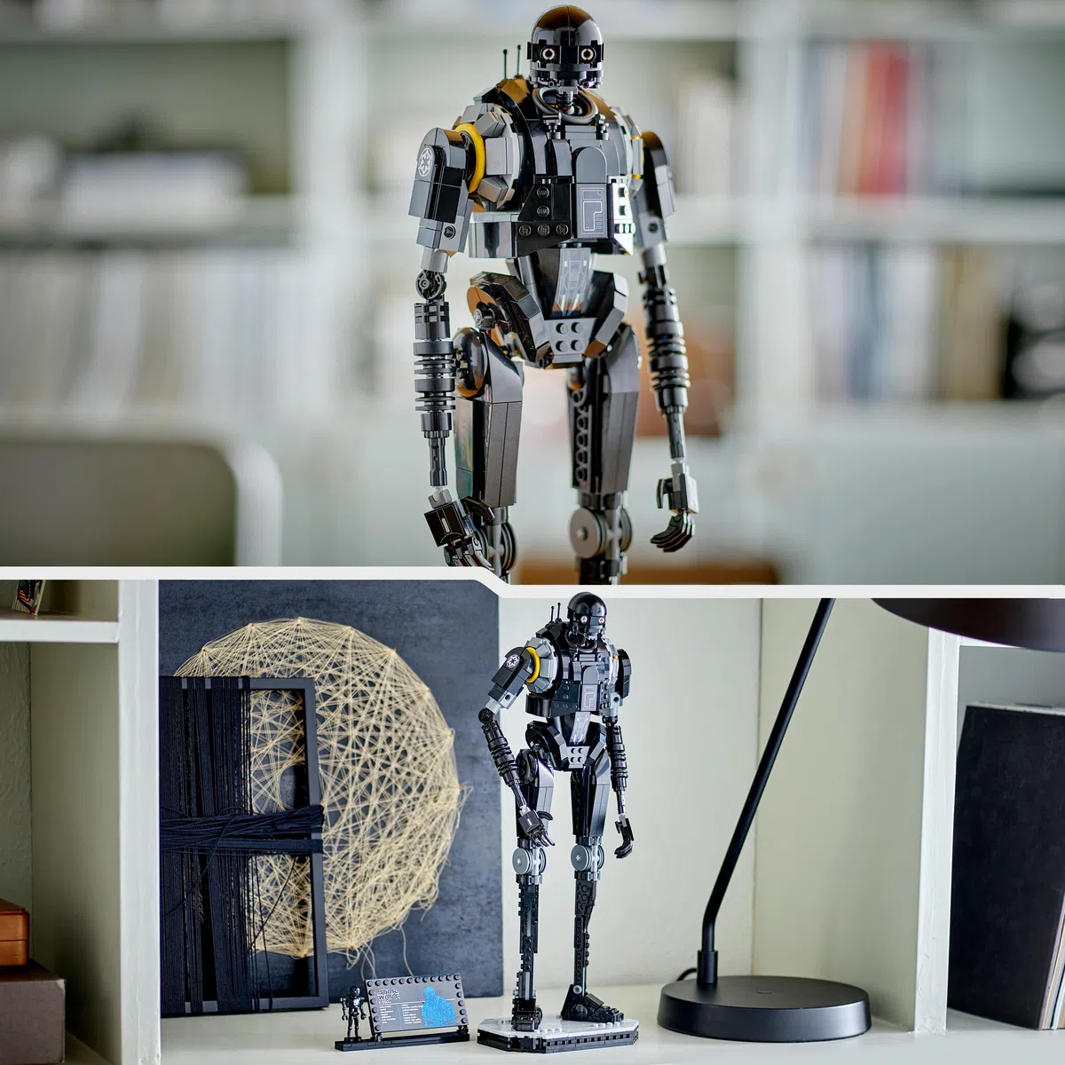 LEGO Star Wars : Andor 75434 K-2SO Le Droïde de Sécurité - Figurine Articulée - Jeu de Construction à Exposer - Maquette Collector avec Plaque - Cadeau pour Garçon, Fille ou Adulte Fan de la Série TV