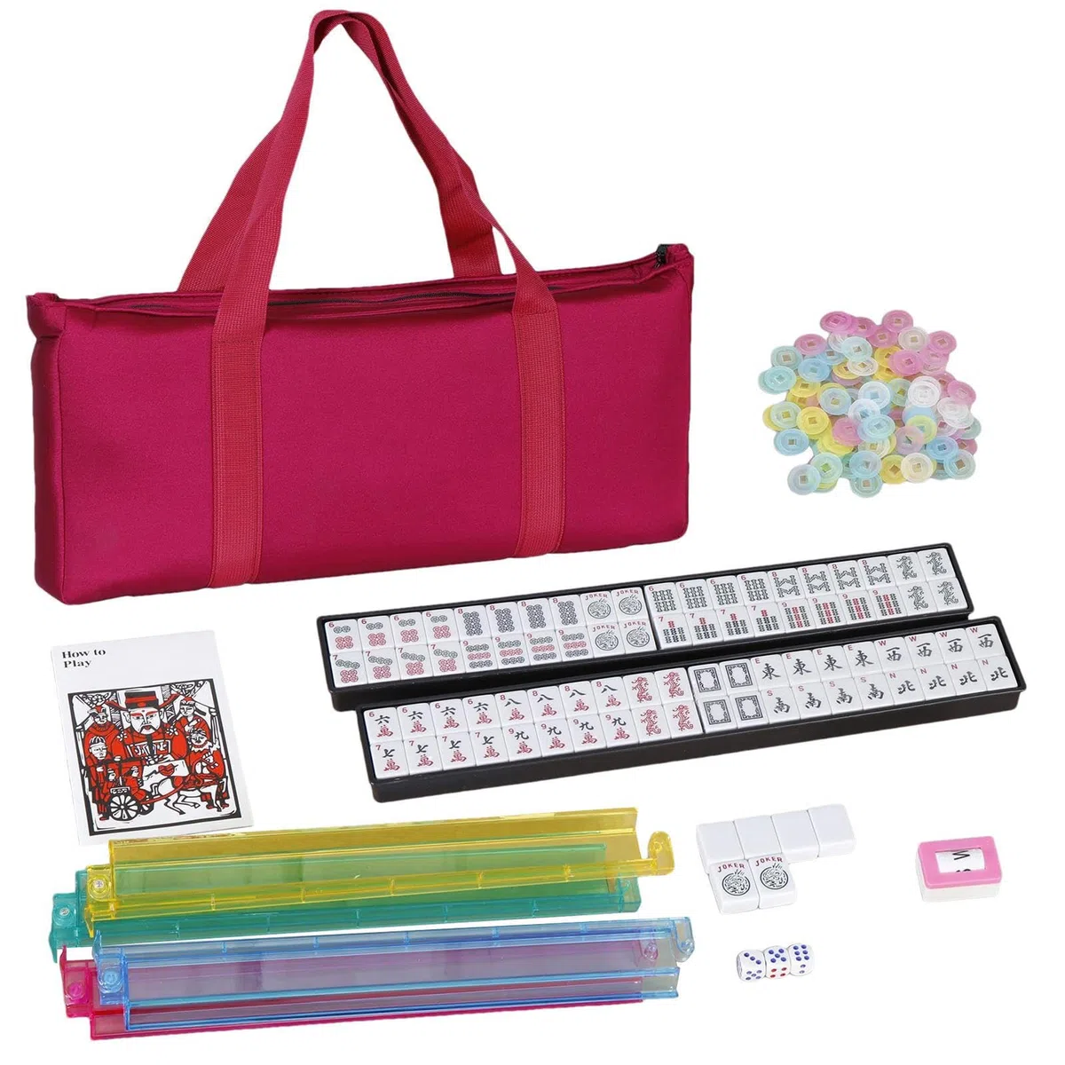 Generico Set Mahjong USA complet beau portable de voyage