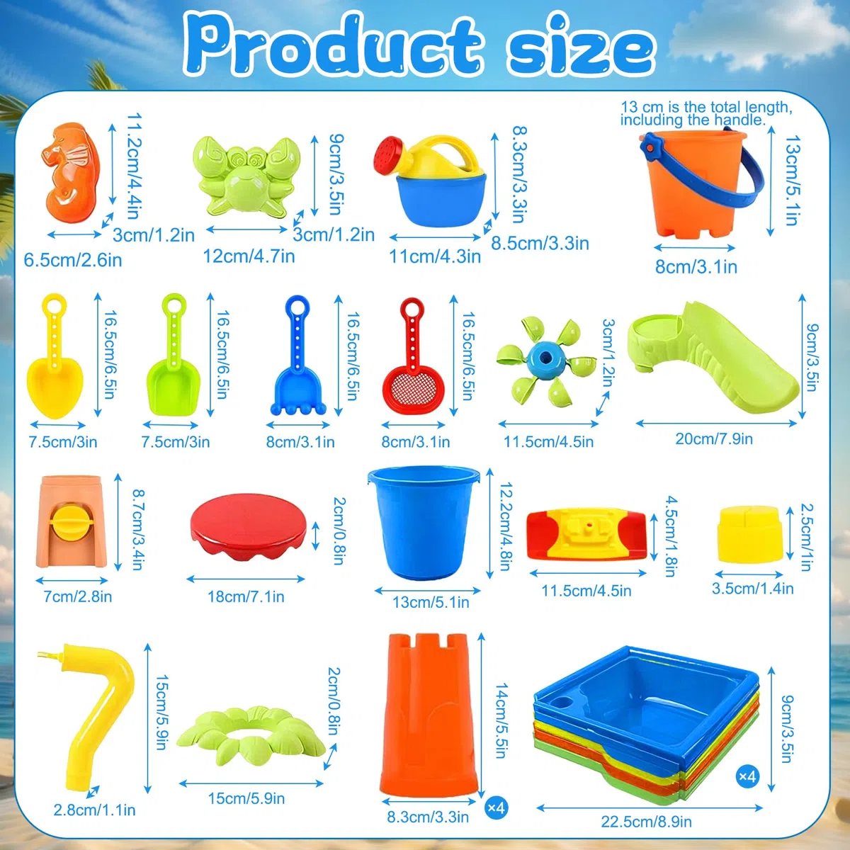 Table à Eau de Sable 4 en 1, 25 Pièces Table d'eau pour Enfants, Table de Plage pour Enfants, Table d‘Activités Sensorielle Enfant, pour Jeu Sensoriel, Plage Jardin Piscine, Garçons Filles 3 à 8 Ans