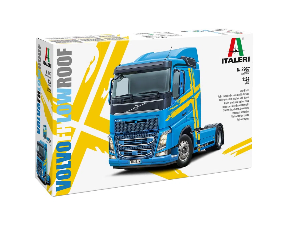 ITALERI - Maquette Camion Volvo Fh Low Roof |italeri|3967| 1:24 Maquette Char Promo