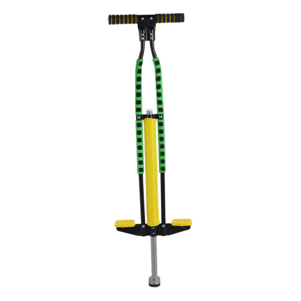 Colcolo Accessoire pour bâton sauteur : poignée facile, revêtement en mousse, jouet d'exercice actif pour l'extérieur, idéal pour les débutants et, Vert