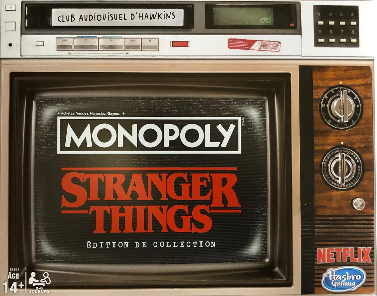 Hasbro Monopoly Game Stranger Things Jeu de Société Édition Collector pour Enfants de 14 Ans et Plus, Version Française
