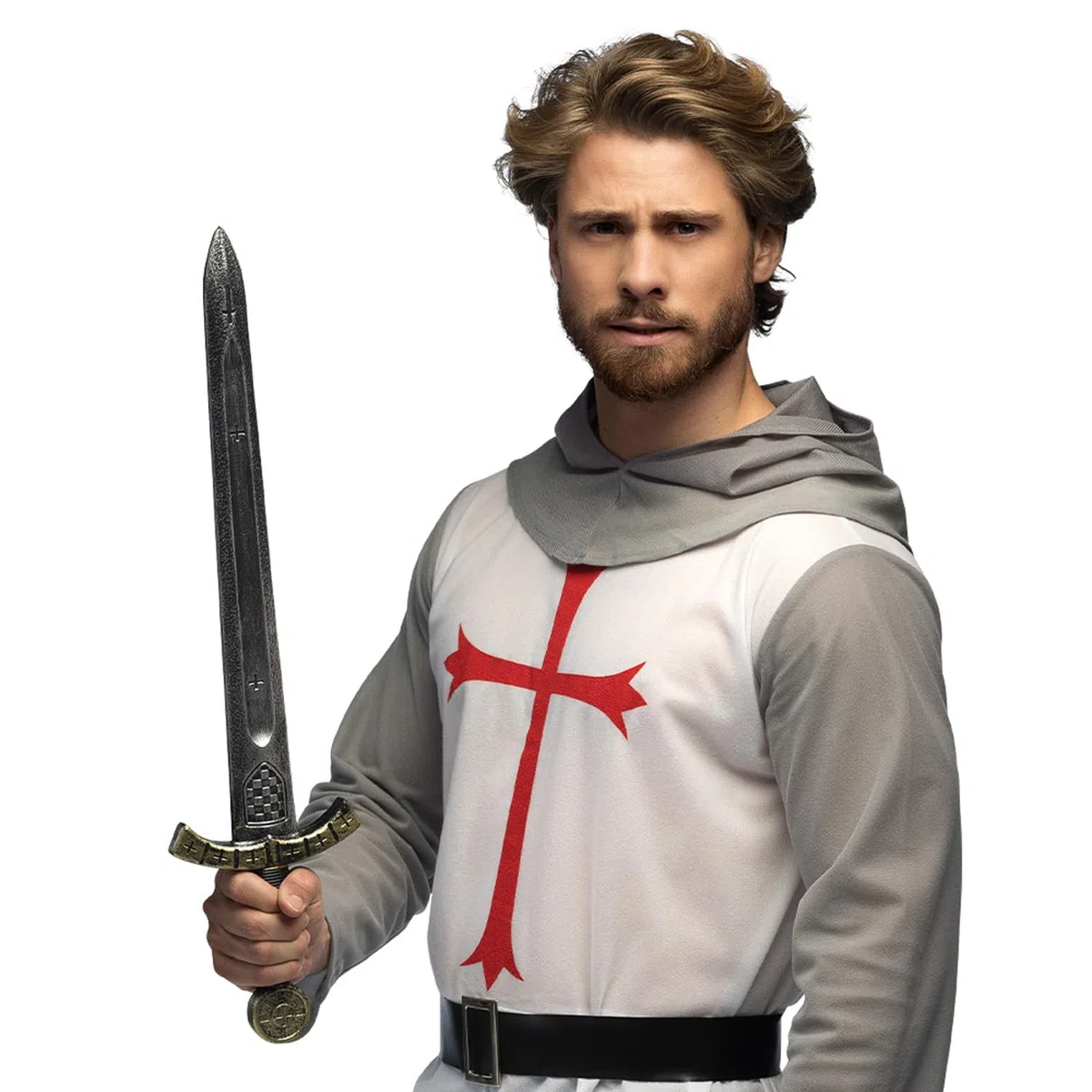 Boland - Set d'épée de chevalier, épée 61 cm, pour adultes et enfants, accessoires pour costumes de chevalier, carnaval, jeux de rôle et fête à thème