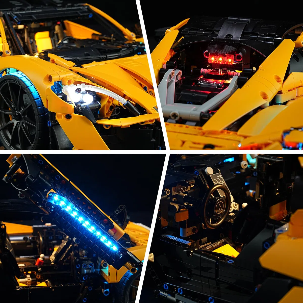 BRIKSMAX Kit d’éclairage à led pour LEGO Technic McLaren P1 - Compatible with Lego 42172 Blocs de construction Modèle- Pas inclure l’ensemble Lego