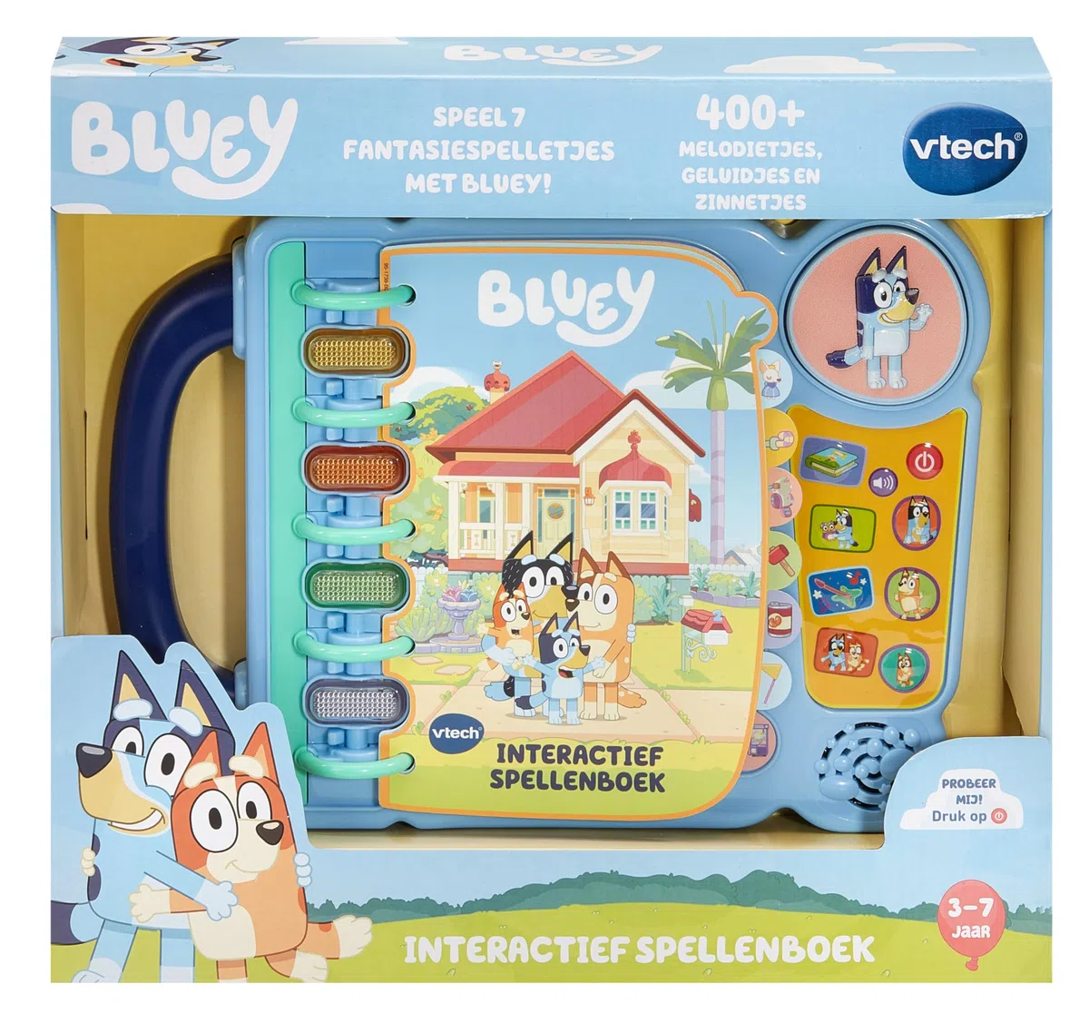 VTech Jouet de livre de jeux interactif Bluey - Jeu éducatif à partir de 3 ans