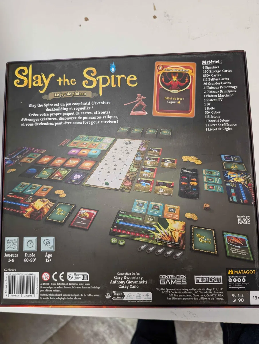 Abysse Corp Slay The Spire – Jeu de Plateau coopératif Version française | Deck-Building inspiré du célèbre Jeu vidéo | 1 à 4 Joueurs dès 12 Ans