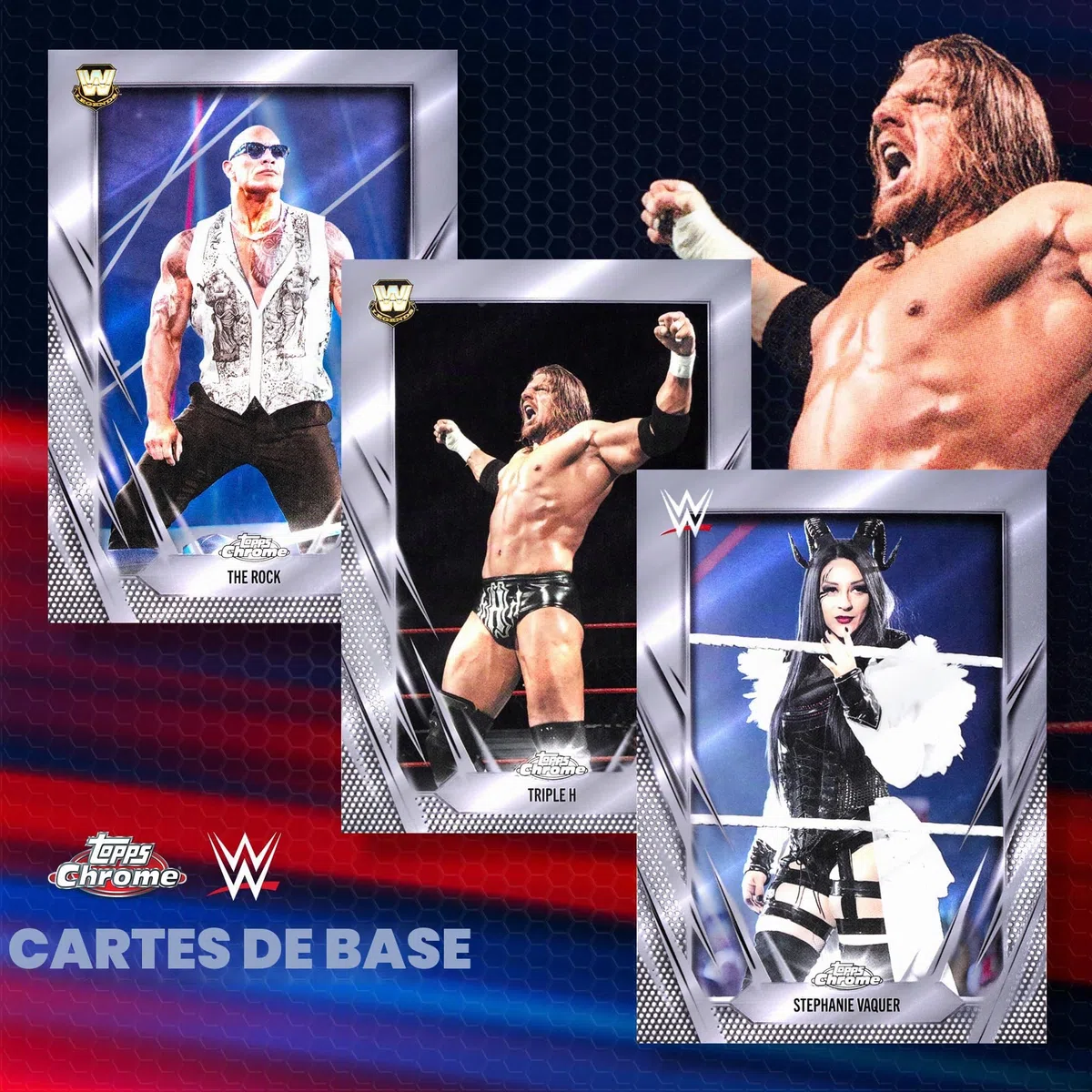 Topps Chrome WWE 2026 - Scellé en Usine - Mega Box